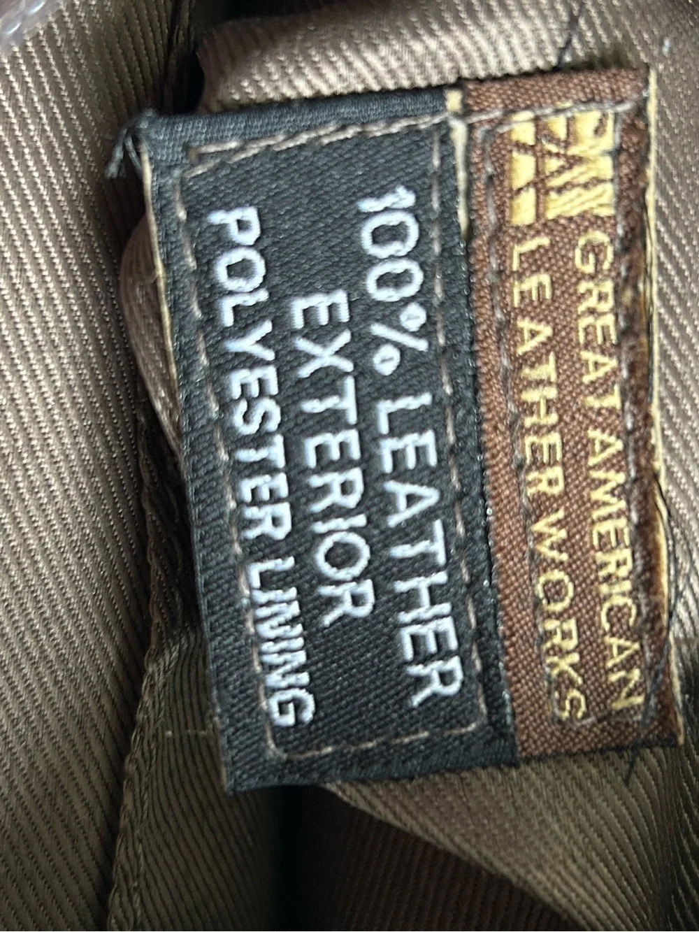 Great American Leatherworks Cowhide Leather Crossbody Bag